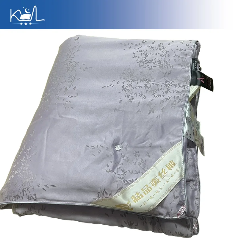 100% Mulberry Silk Comforter All Season, Lightweight Summer Quilt, Thick Winter Duvet , Luxury Wedding Gift Bedding