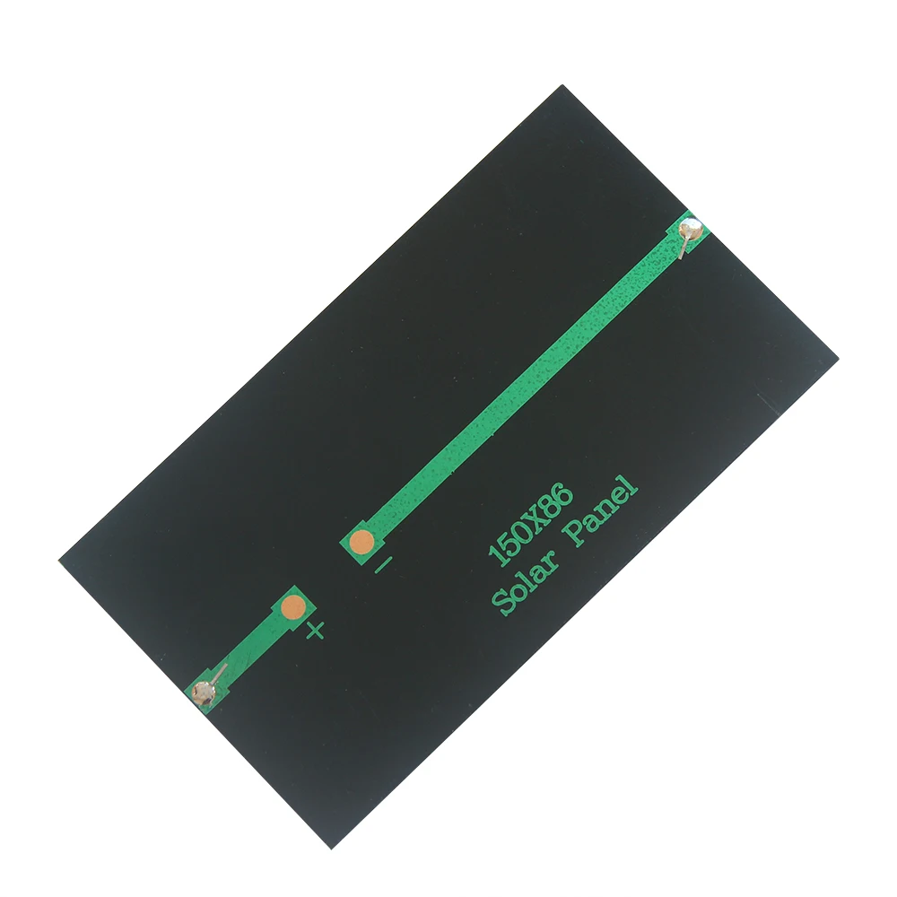 BUHESHUI 1,6 Вт 5,5 В поликристаллические солнечные элементы модуль солнечных панелей для зарядного устройства 3,7 В 150X86 мм 5 шт./лот