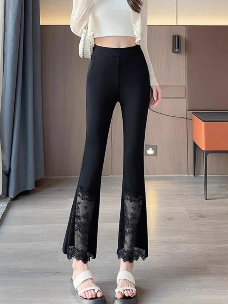 Büro Sommer Flare Hohe Taille frauen Hosen Hosen 90er Jahre Xxl Original Outfits Harajuku Kleidung Herbst Ästhetische Weibliche Hose