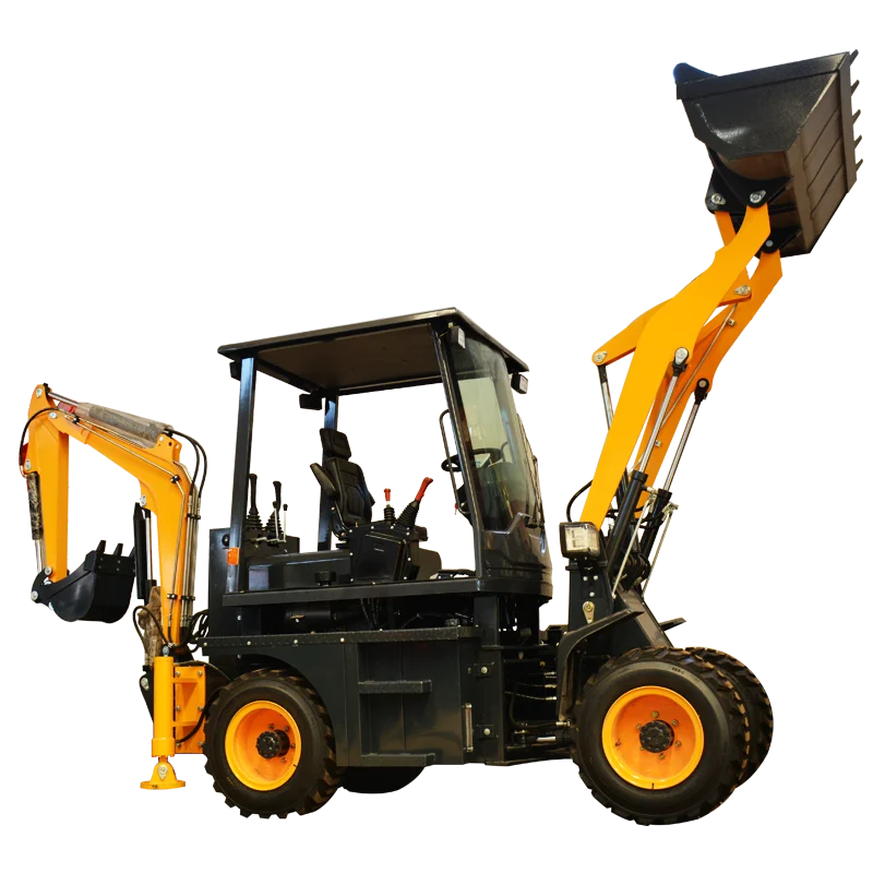 

New Diesel EPA Engine Mini Retroexcavadora Large 4x4 Backhoe Loader with 5 Ton Wheel Loader and Bucket Attachments