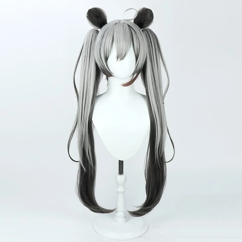 الأزرق الأرشيف Chidori Michiru شعر مستعار تأثيري رمادي التدرج فروة الرأس لعبة الهالوين هدية