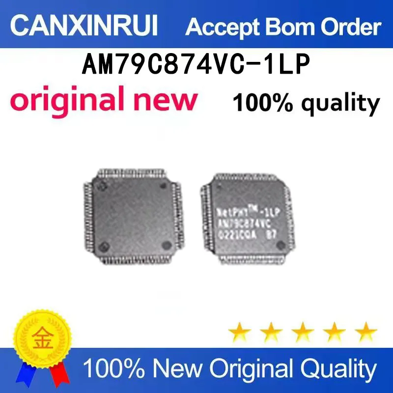 (5pcs-100pcs）AM79C874VC-1LP QFP80 brand new original