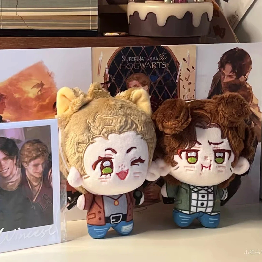 10 Cm Mini poupée BL SPN Sd Dean Sam coton poupée chat chien en peluche CP cadeau ventilateur dessin animé poupée Millet cadeau porte-clés étoile de mer noël