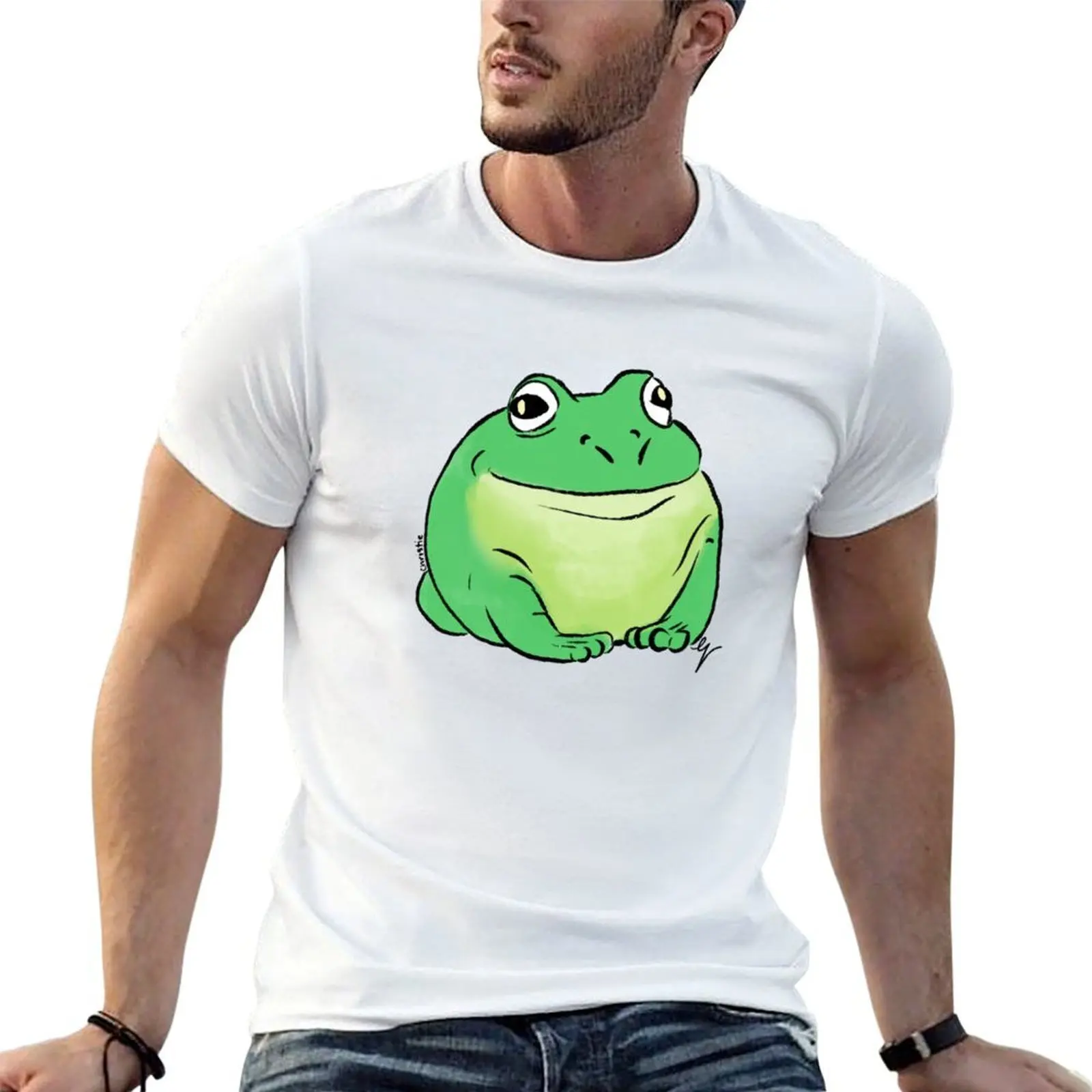 

Friendly Frog T-Shirt t shirt personalised man t shirts for men casual T-Shirt