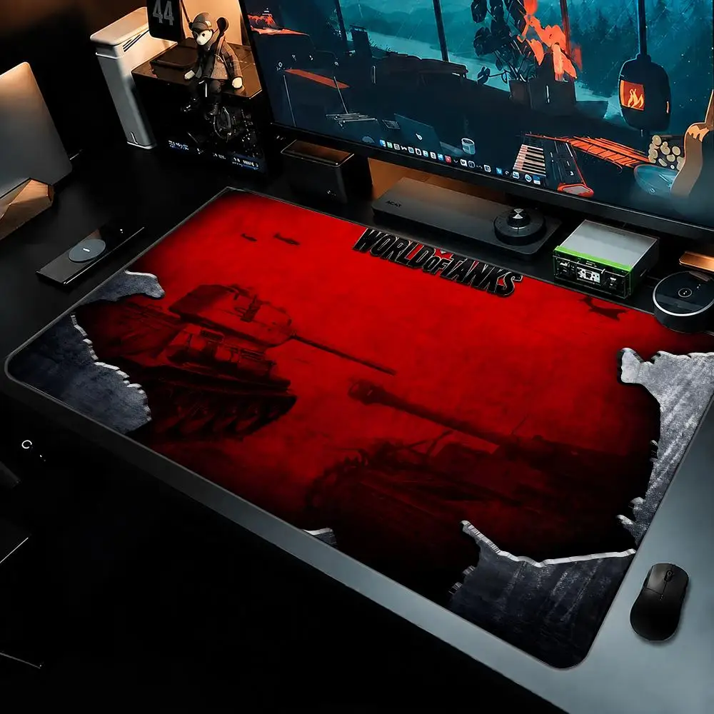 World Of Tanks Mouse Pad Large Mouse Pad For Computer Laptop Keyboard Gaming Desk Mat Gamer Office Accessories