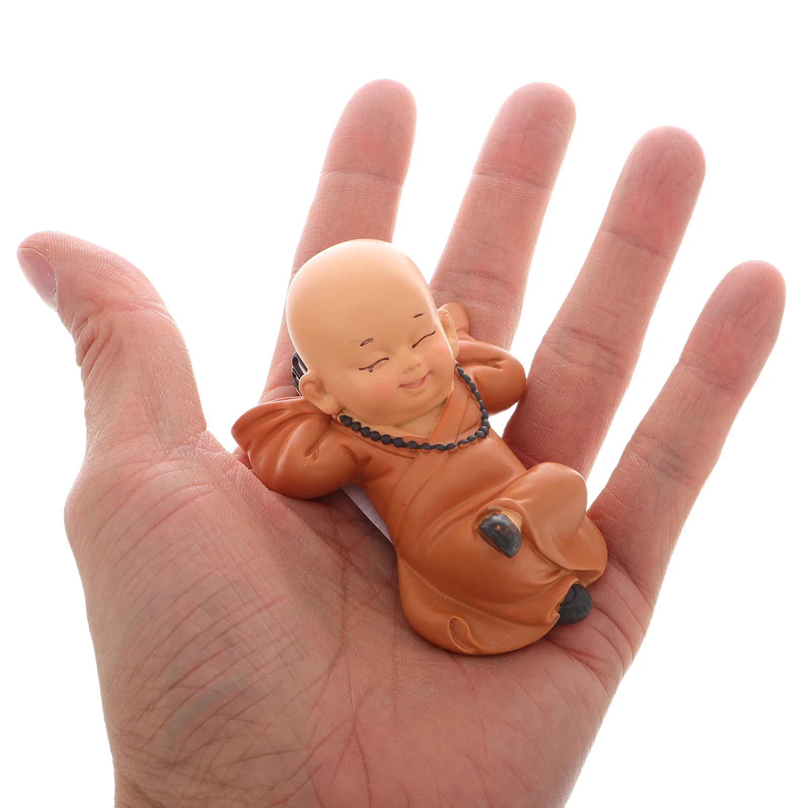 

Resin Car Dashboard Ornament Mini Buddha Sculpture Cute Interior Decoration Home Office Bonsai Car Resin Ornaments