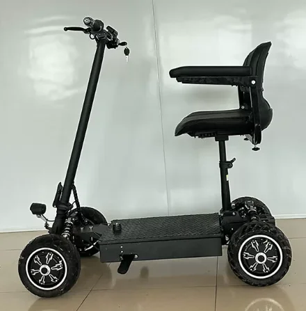Electric Four-Wheel Independent Suspension Elderly Mobility Scooter