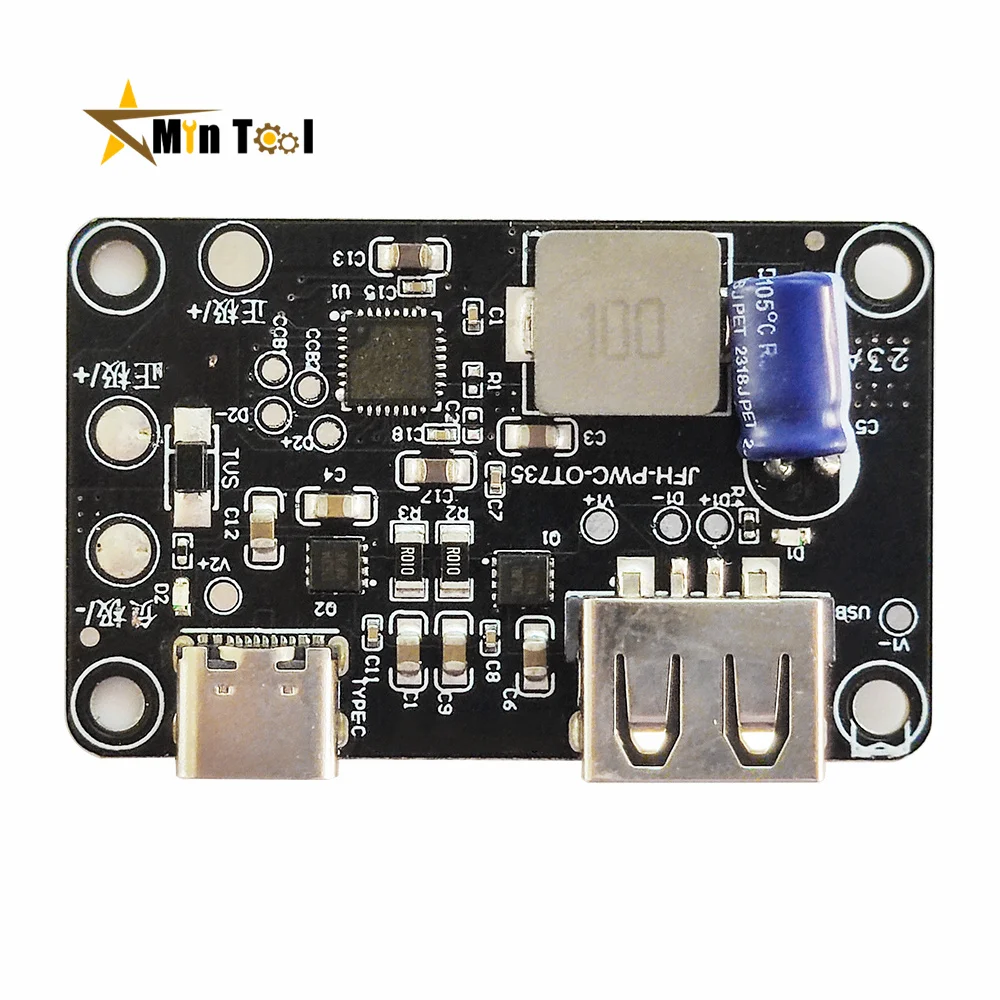 Rodzaj USB-c QC 3.0 szybkie ładowanie płytka drukowana szybka moduł ładowarki 3.7V 18650 akumulator litowo-jonowy DIY Power Bank wsparcie PD2.0