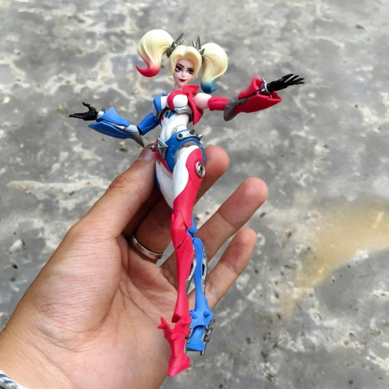 In Stock Original Blokees Champion Class Series Harley Quinn Joint Movable Figure Scale 1/12 Model Toys High Quality Model Gifts view 5