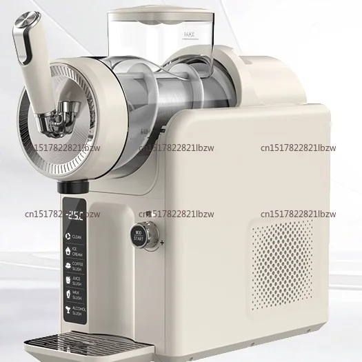 Small Soft Drink Ice Cream Machine 1.8L Slush Machine Countertop Beverage Smoothie Machine Portable Automatic Cold Drink