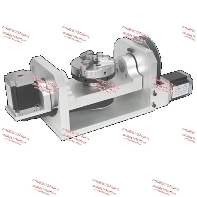 Numerical control indexing head, A axis, rotation, fourth axis, fifth axis (with chuck)