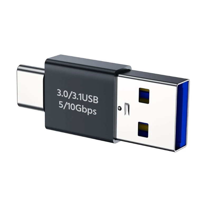 1pc usb c para usb3.0 adaptador, velocidade 5gbps transferência dados + carregamento rápido, conversores tipo c metal para smartphone/tablet/laptop