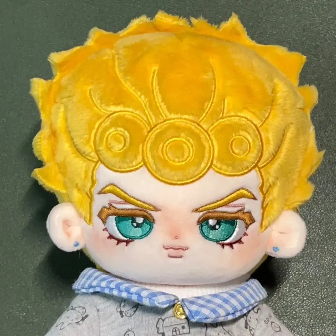 

Anime Giorno Giovanna Cute Cartoon Figure Plush Cotton Doll Dress Up Clothes Outfit Toys Cosplay Gift