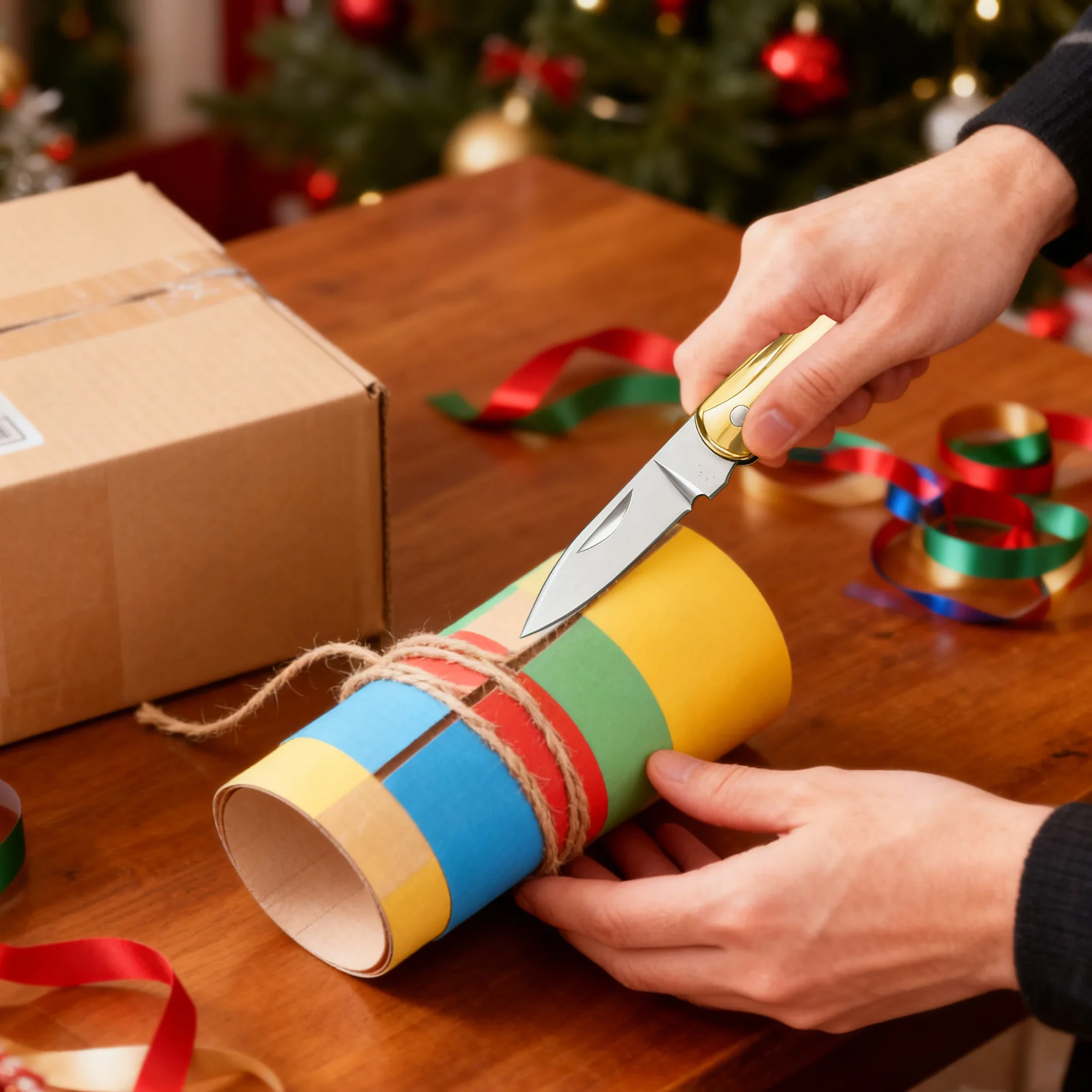 Multi-function Utility Knife Unpacking Folding Small Knife Pocket Keychain Knife Outdoor Multi Tools Knife Camping Tools