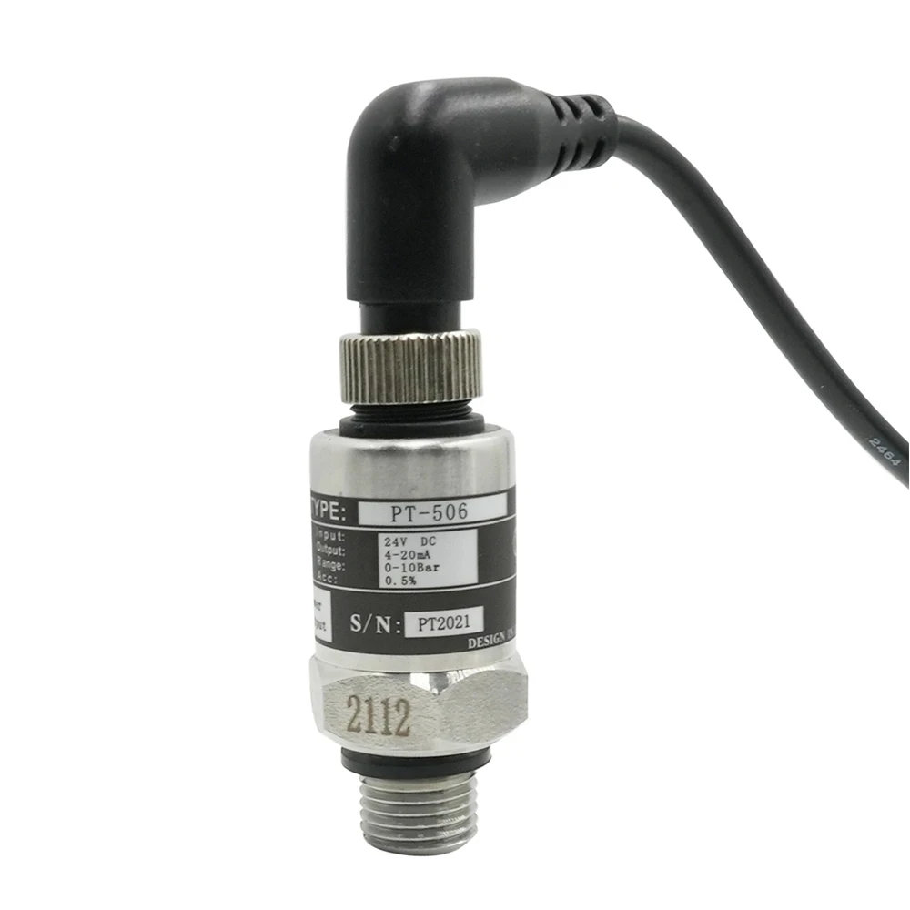 

IP68 Pressure Transducer Cable Pressure Transmitter Water Gas Hydraulic Sensor 0-16Bar/0-10Bar/25Bar 1/1.6Mpa/2.5Mpa 4-20ma G1/4