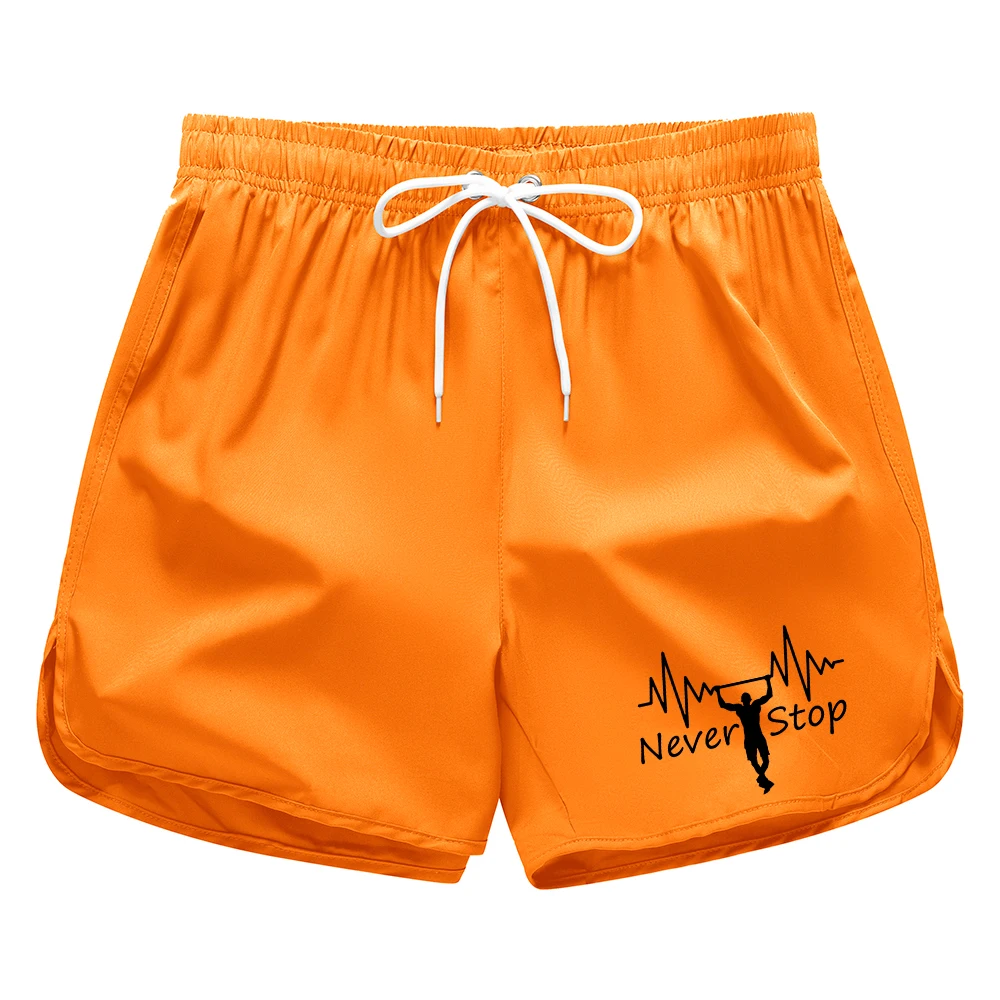 Men's Creative Fitness Printed Casual BeachWear Summer Fitness Casual Sports Shorts Outdoor Running Surfing Drawstring Shorts