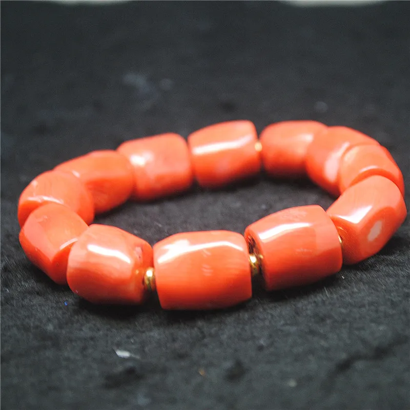 1PC Nature Coral Bracelets With Elastic Wire For Fashion Party Wear Unique Jewelry 18CM Length With Wholesale Price