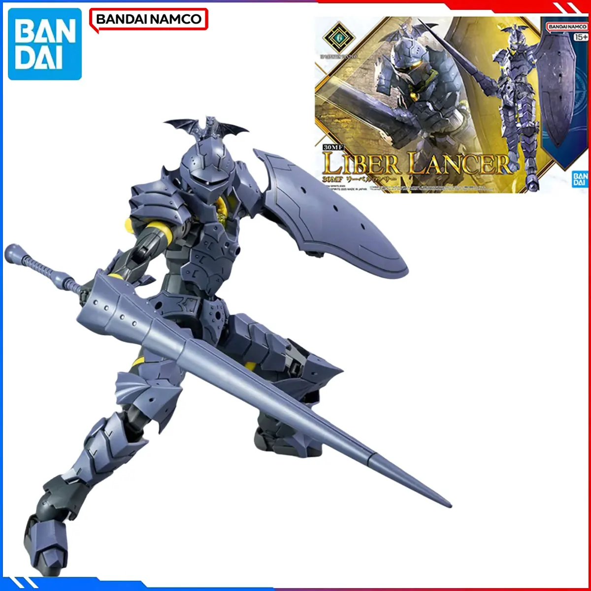 

Подлинная Bandai, оригинальная 30-минутная фантазийная фигурка, наборы моделей 30MF 1/12, аниме-фигурки Liber Lancer, экшн-модель, игрушка в подарок для детей