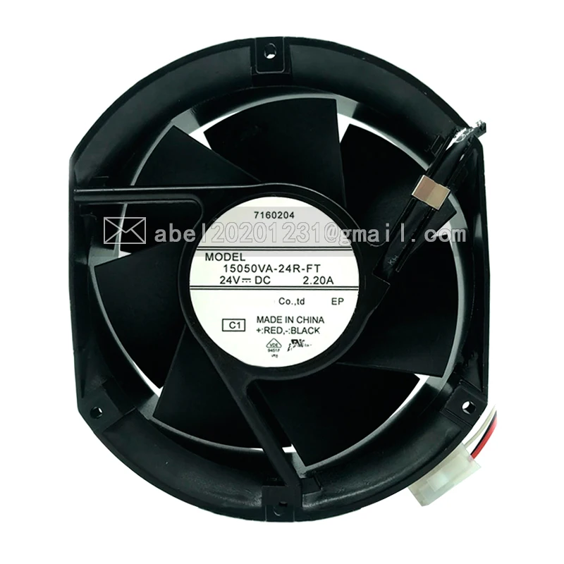 BRAND NEW ORIGINAL 15050VA-24R-FT DC 24V 2.20A COOLING FAN 17251 172*150*51MM