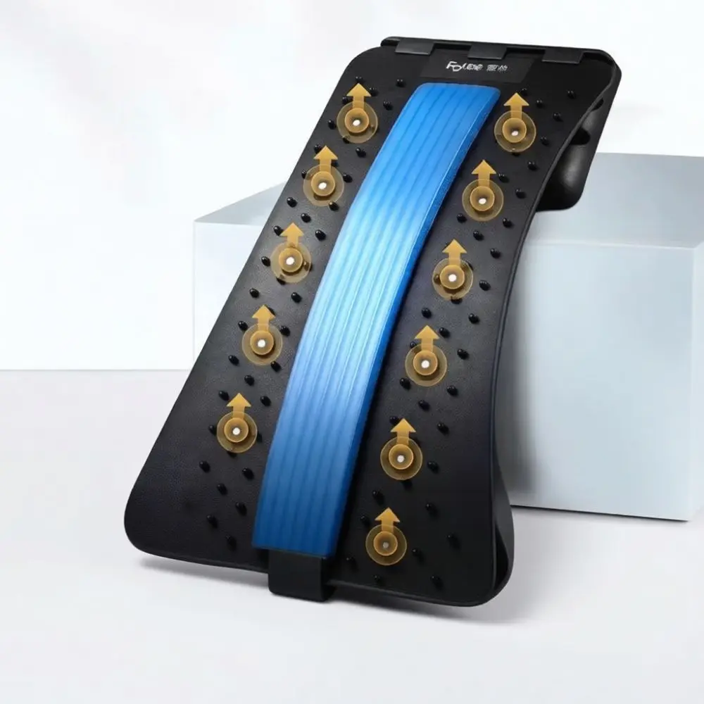 Ergonomic Lumbar Stretcher Spine Aligner Massager For Yoga Fitness Body Stretching Pain Relief Back Support Device