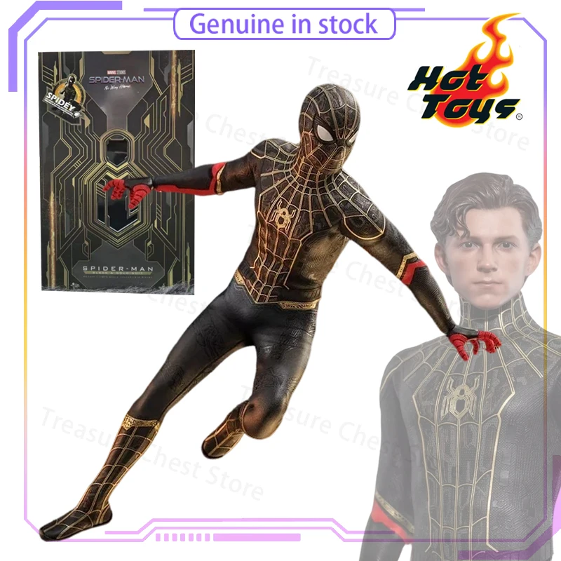 HotToys Original 1/6 12-inch 【Black Gold Set MMS604】 ——Spider-Man: No Way Home series Classic toy gift ecommended By Multiple