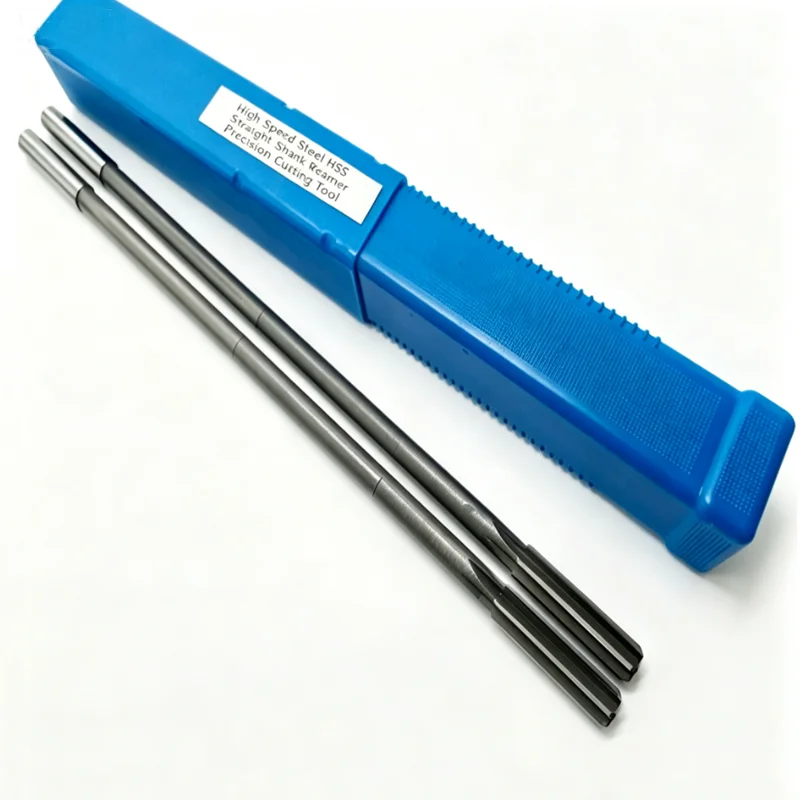 HSS H7 Extended Straight Shank Machine Reamer 3-20mm, 100, 200, 300, 400mm Total Length, Suitable for Mechanical Chuck Reamers