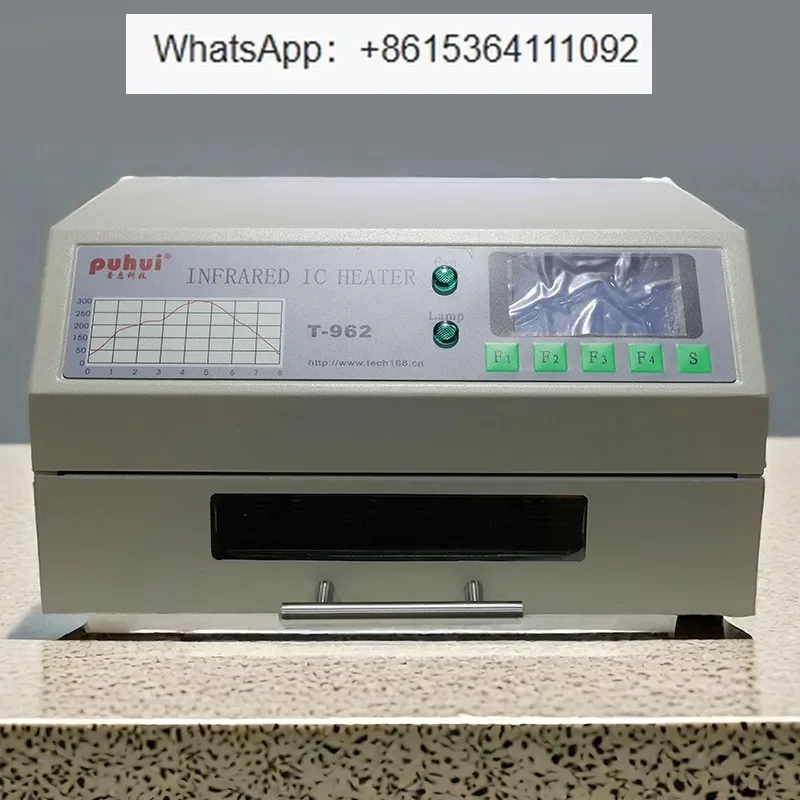 T962 Reflow Solder Oven BGA SMD SMT Rework Sation T 962 Reflow Wave Oven PUHUI T-962 Infrared IC Heater