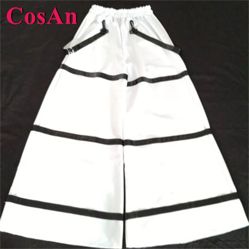 CosAn نمط جديد الأبيض ريبر السراويل T1M ملبورن شفل شبح الرقص السراويل وسيم جرس قيعان عاكسة بنطلون للجنسين