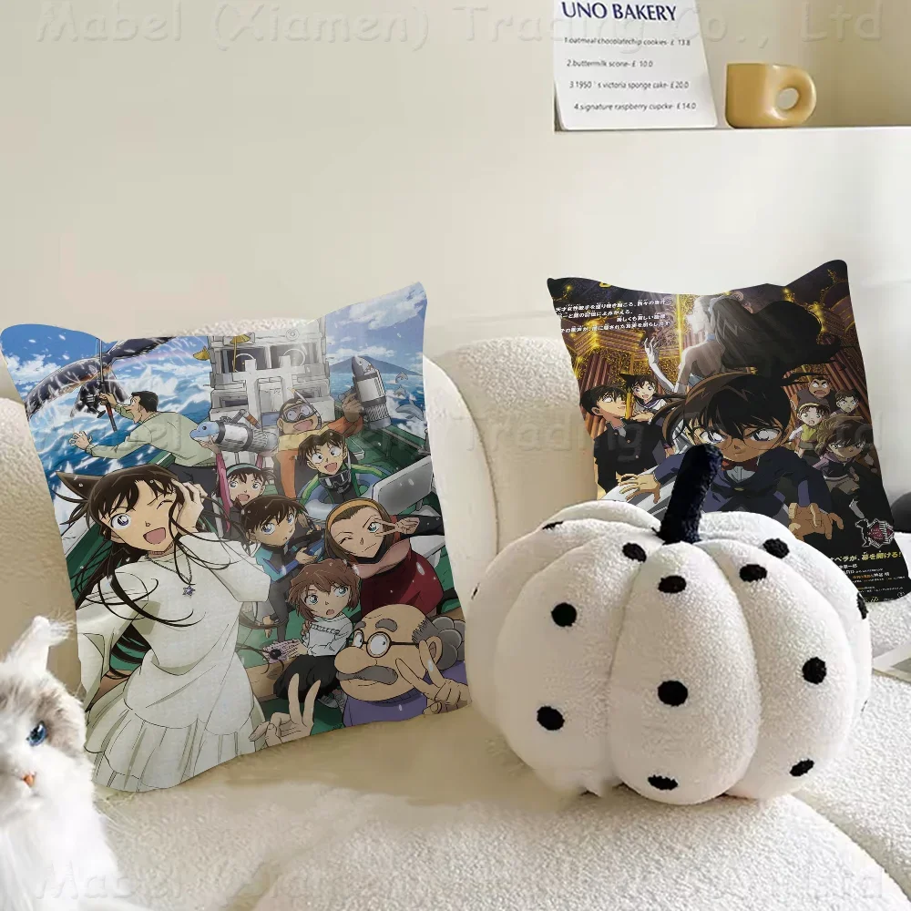 Detective Conan Japanese Pillow Cover For Bedroom Room And Living Room Sofa Decorative Cushion Cover