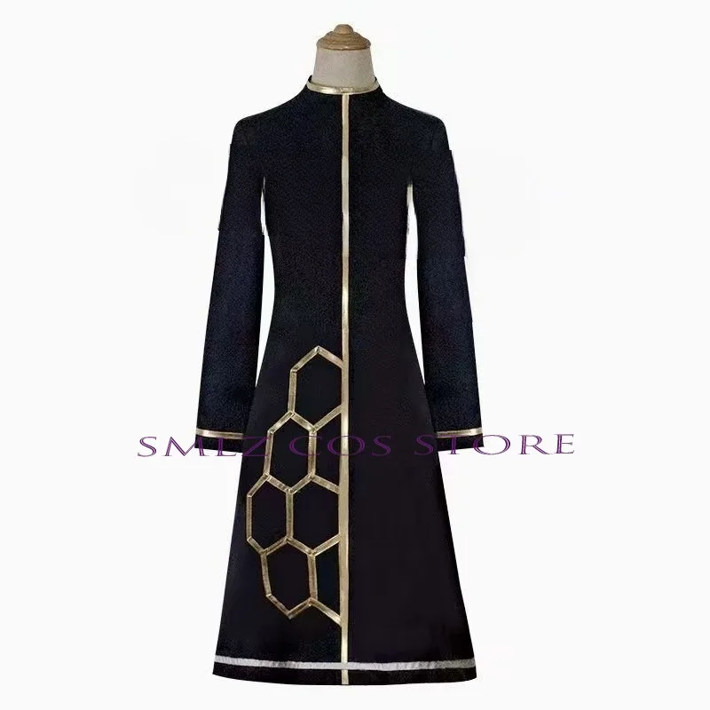Sephirah Binah Game Library Of Ruina Costume Woman Black Trench Cloak Uniform Prop Binah Wig Suit Halloween Party Play Outfits view 6