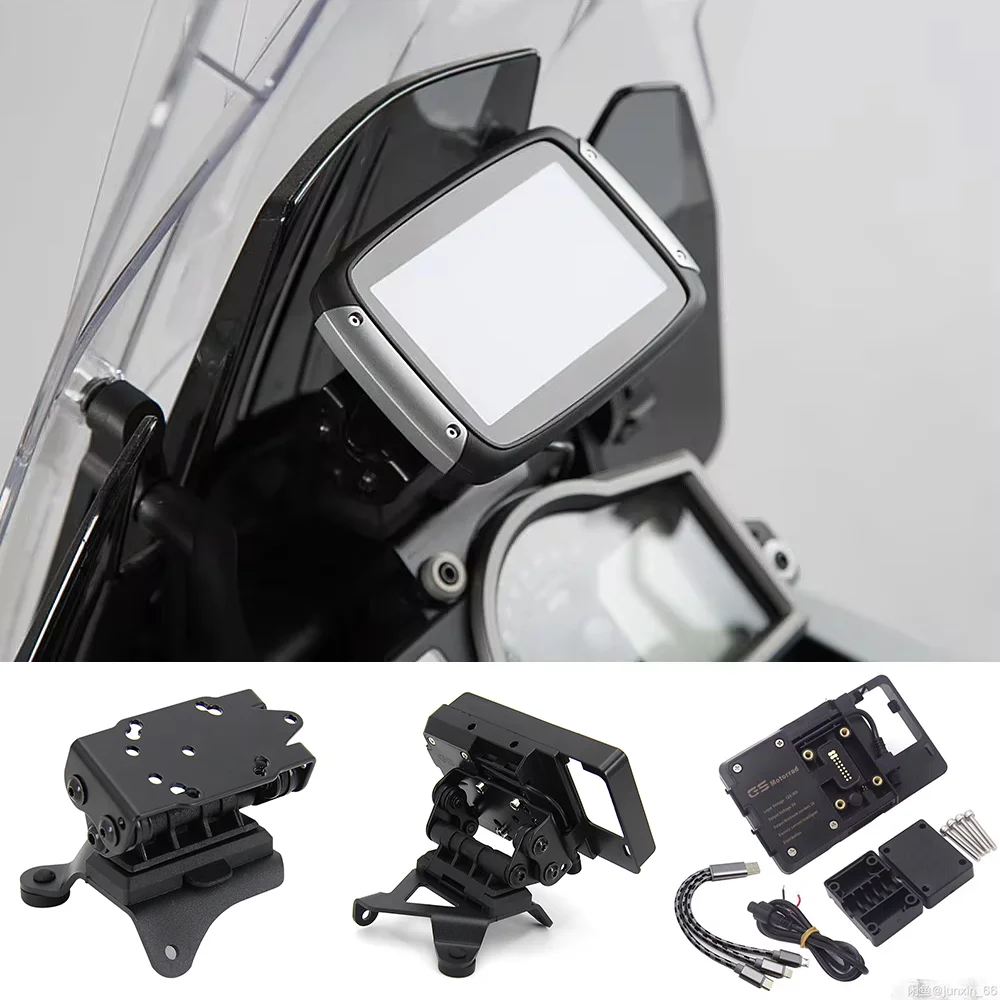 Motorcycle Holder GPS Holder/Phone Holder Handlebar Mounting Bracket Suitable for 1290 Super Adventure 1290 Adv 2014 2015 2016