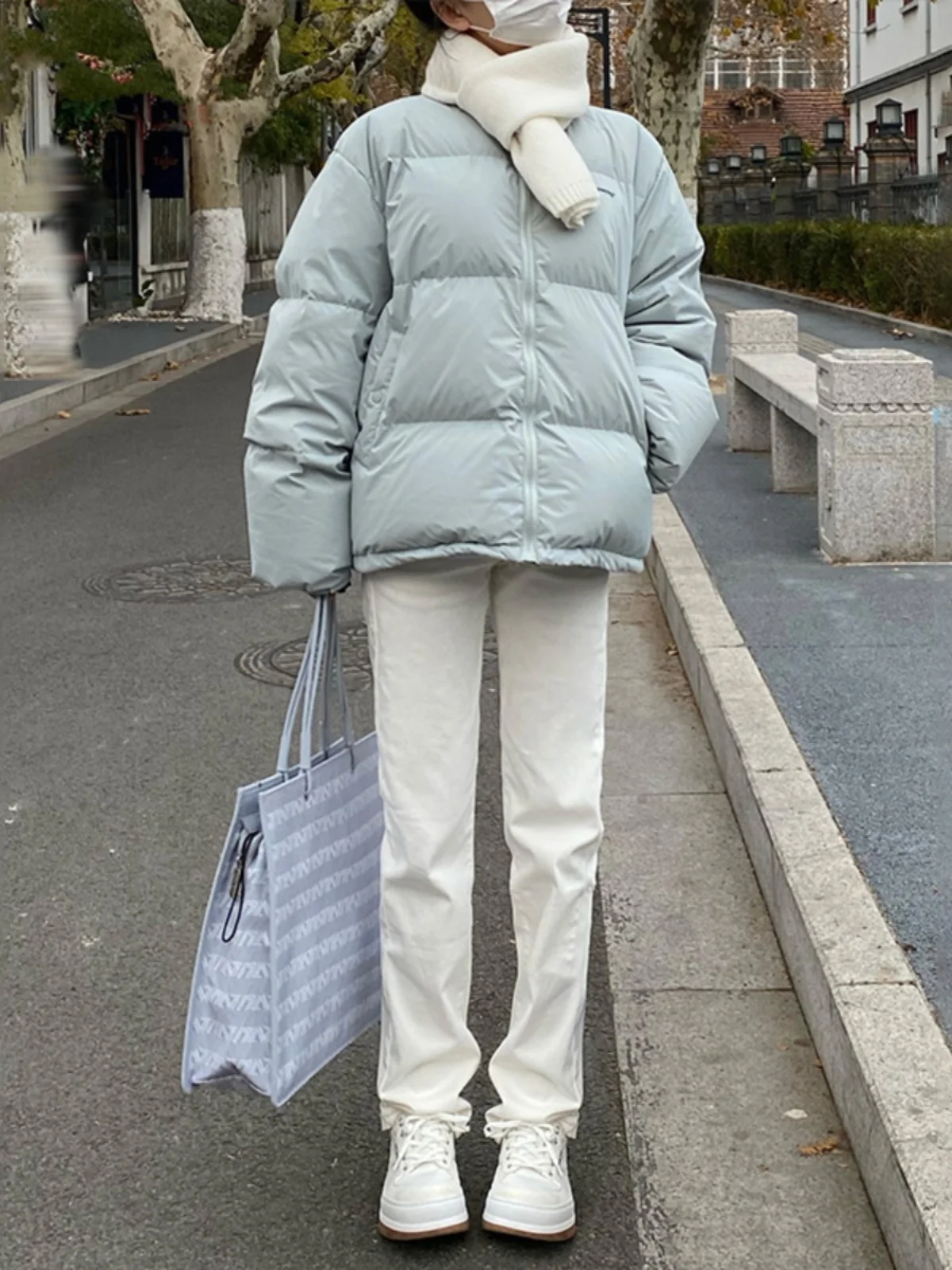 White Straight Leg Jeans Men's Spring Small Size Cleanfit High Street Narrow Casual Long Pants American Sle Cotton Blend