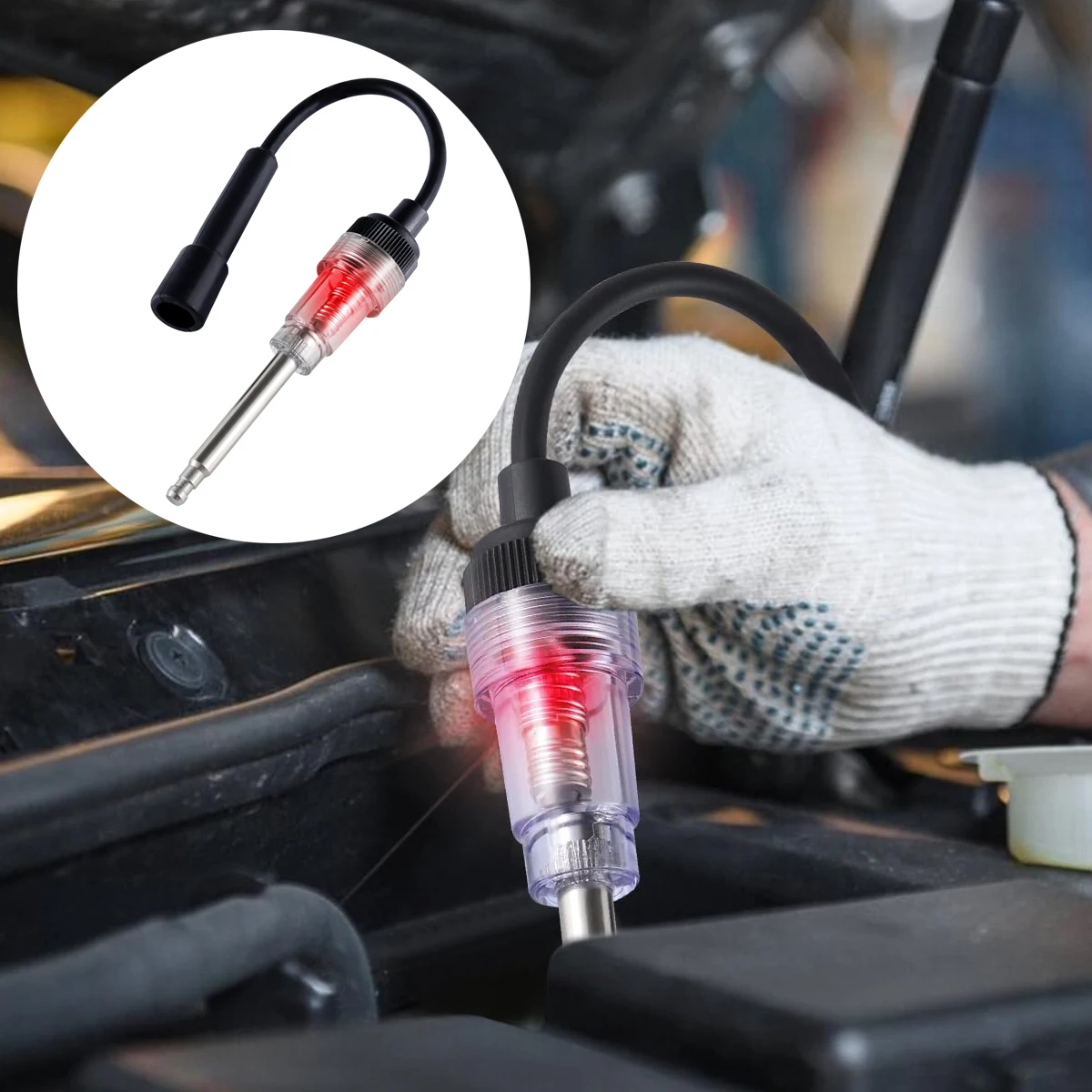 Car Spark Plug Tester Diagnostic Tools Accessories Verification Tool Automotive Diagnostics Repair Disassembly Scanner Diagnosis