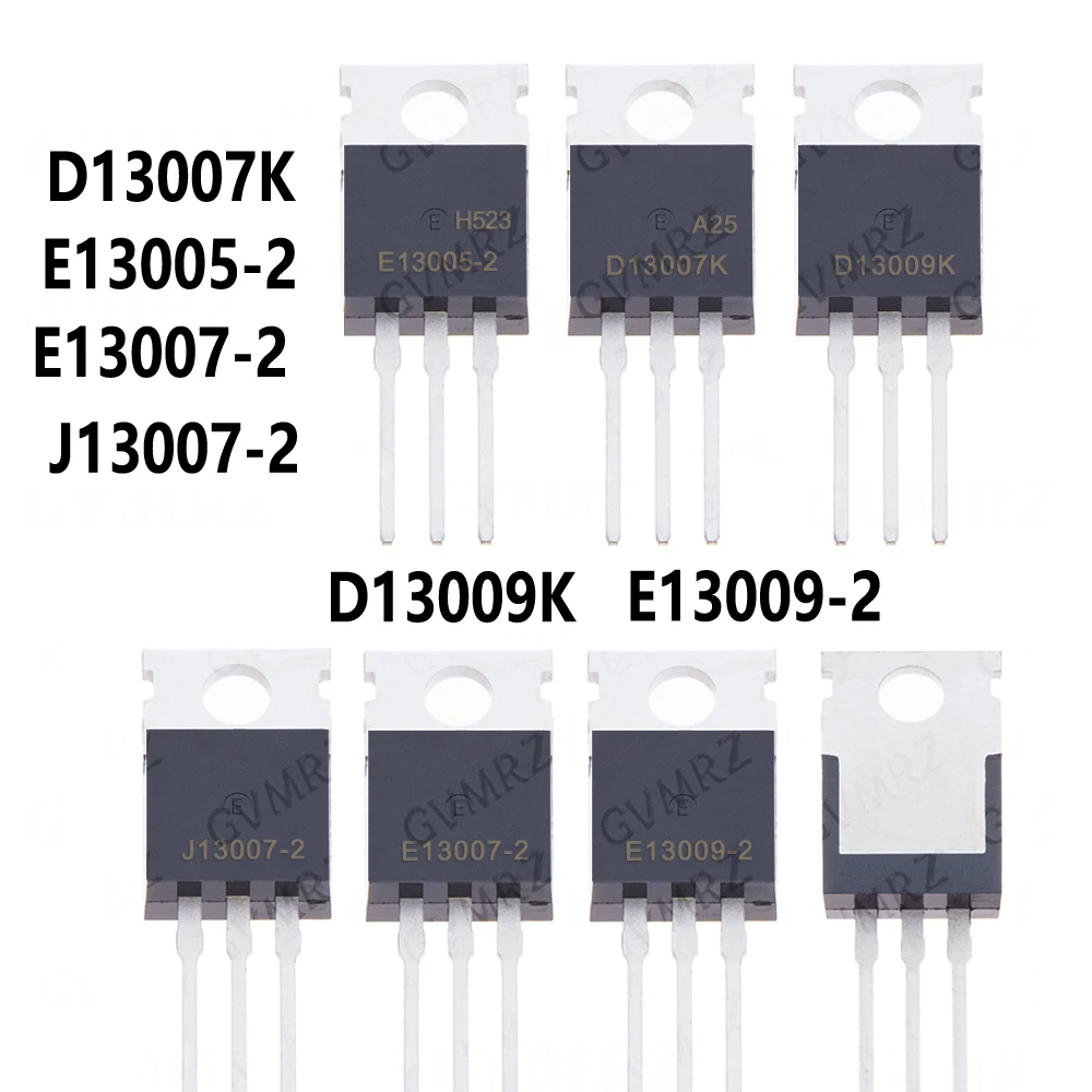 10PCS J13007-2 D13009K D13007K E13005-2 E13007-2 E13009-2 13007 13009 TO-220 Transistor E13005-2