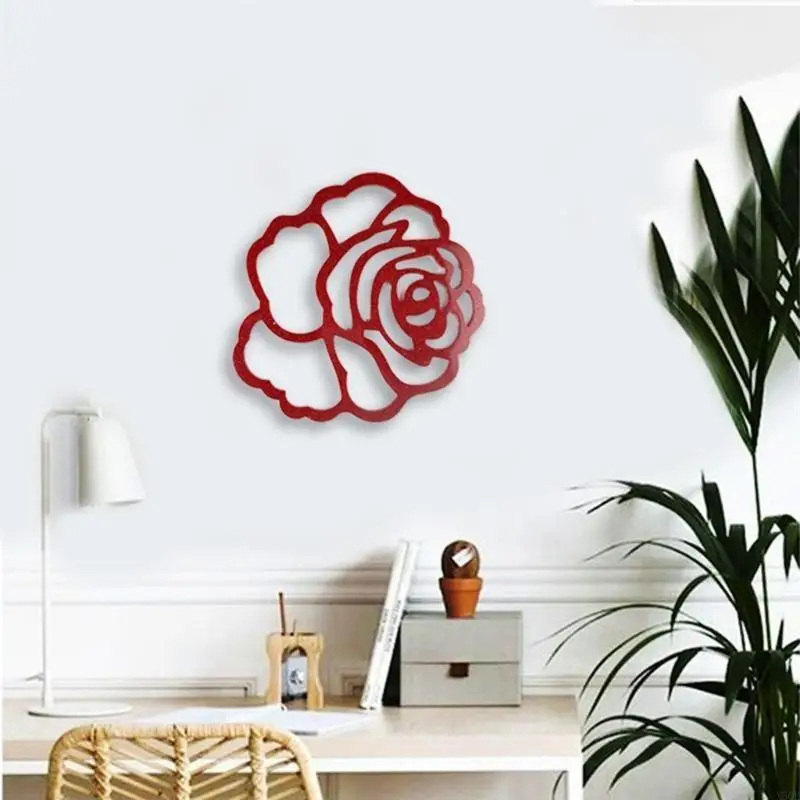 

Rose Flower-shape Epoxy Casting Mould for Wall Hanging Mount Decor DIY Crafts