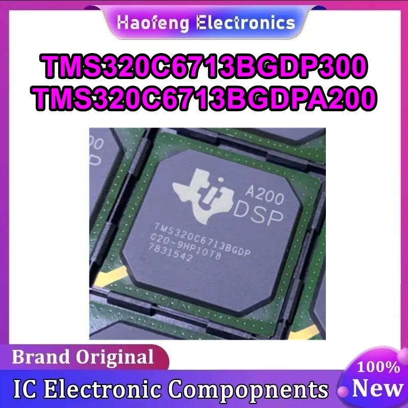 

TMS320C6713BGDP300 TMS320C6713BGDPA200 BGA IC Chip 100% новый оригинальный в наличии