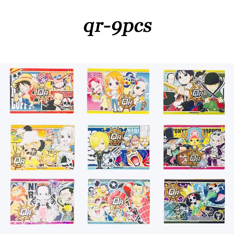 One Piece Ur Qr Cp Series Luffy Nami Hancock Ace Anime Characters Rare Collection Flash Card Cartoon Toys Christmas Gift