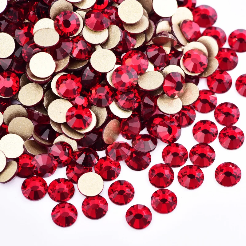 SS3-SS30 Golden Bottom Non Hotfix Rhinestones Crystal Flatback Glitter Nail Diamond Art Crystals Craft Making DIY Decorations