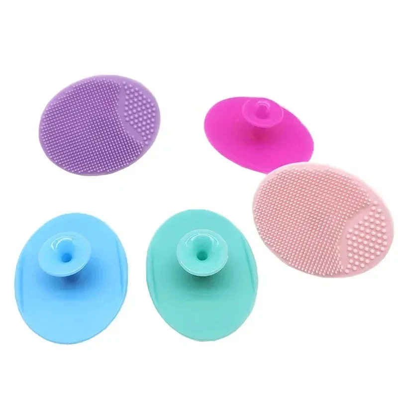 1/2/3 unidades de escova facial de silicone macio para limpeza e massagem, escova manual para limpeza facial, esfoliante facial de silicone.