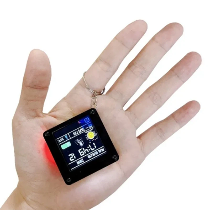 ESP32 C3 ornamenti portatili Display LCD da 1.44 pollici Carry-On Mini TV Lvgl Spaceman St7735 schermo SPI
