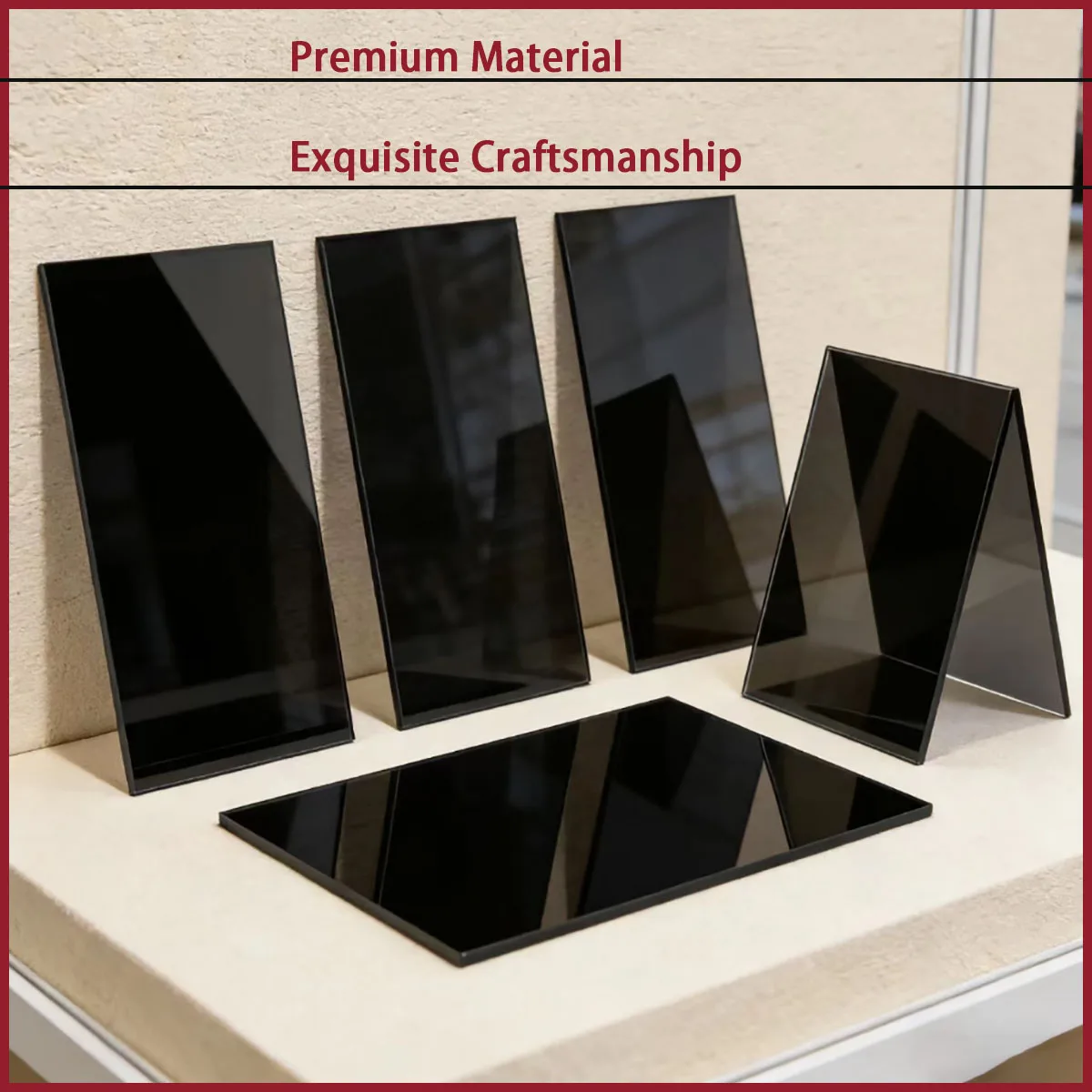 Black Transparent Acrylic Sheet PMMA Thickness 2mm~5mm, a Decorative Material That Balances Aesthetics and Practicality