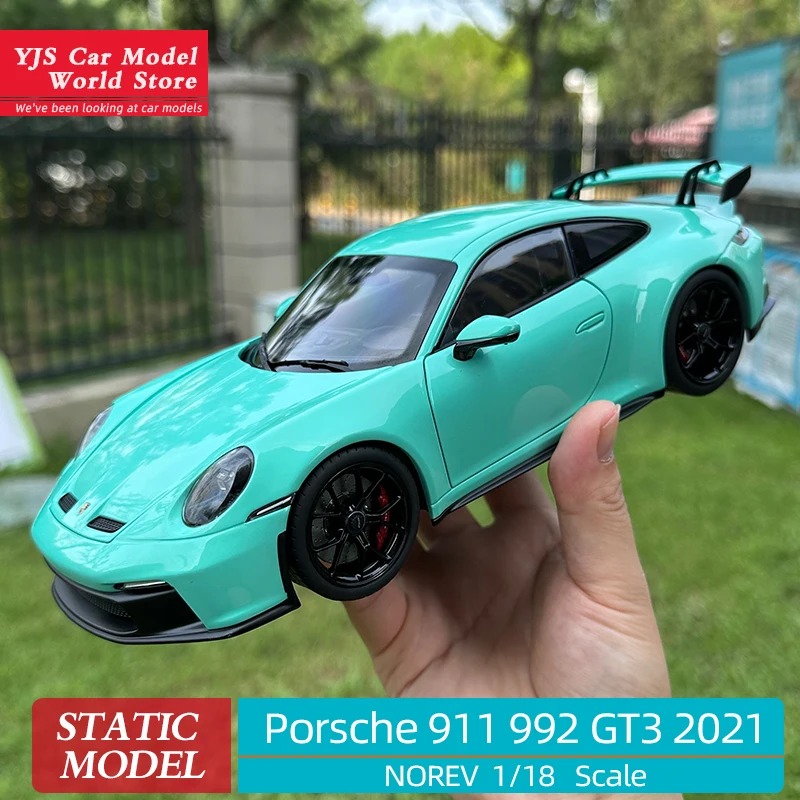 

NOREV 1/18 Porsche 911 992 GT3 2021 Sports Car Simulation Alloy car model Collection display gift pieces