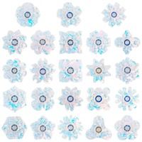 5-20 Pcs Transparent Fingertip Gyroscope Water Ripple Aurora  Appearance Stress Relieving Sending To A Good Friend Choice For