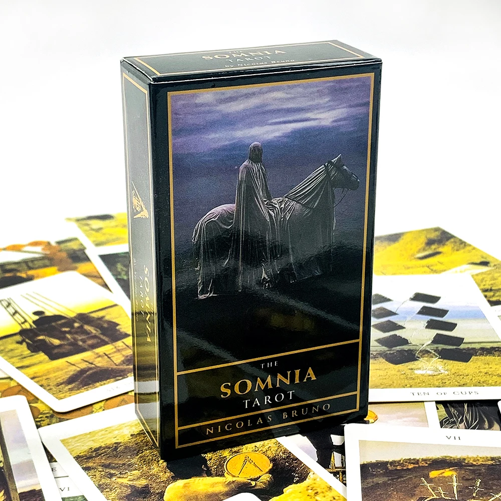 

New THE SOMNIA TAROT CARDS Mystical Artwork, Durable & Portable, Perfect For Spiritual Guidance & Party Games & Collectors