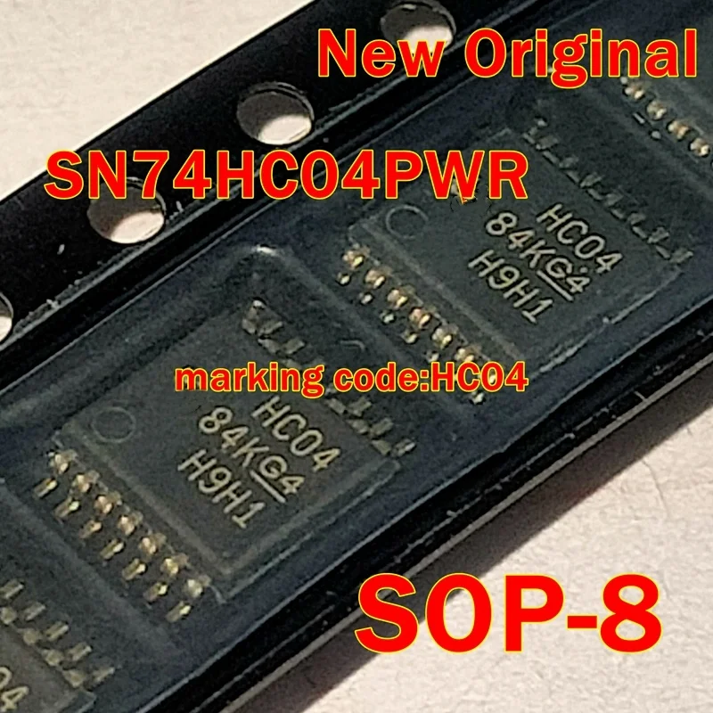 

1pcs to 100pcs SN74HC04PWR SN74HC04PW SOP-8 New Original marking code:HC04 HEX INVERTERS