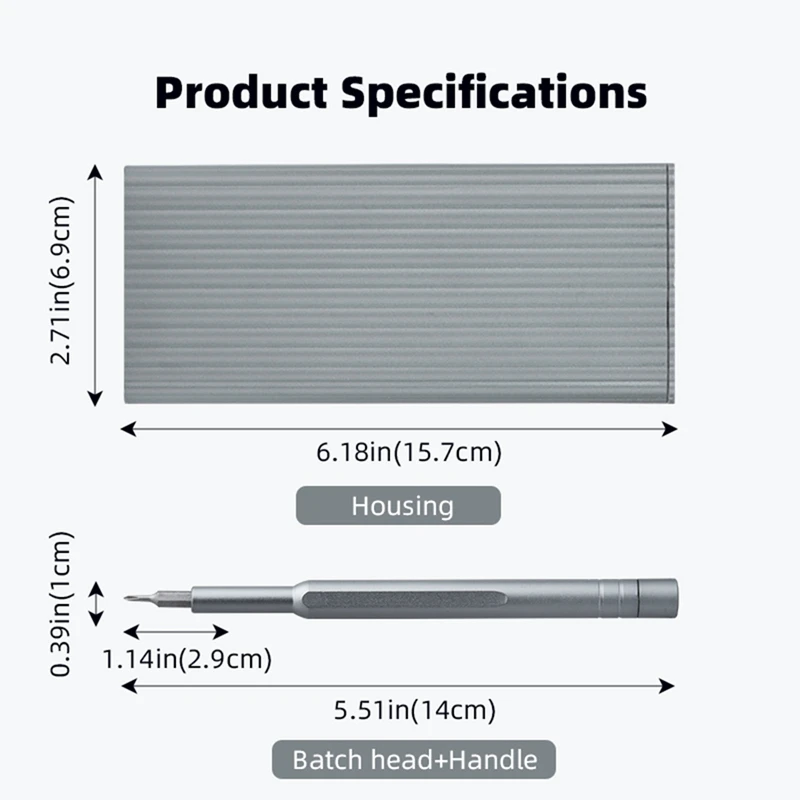 Per DJI Air 3 riparazione cacciavite AVATA/MINI 4/3 PRO smontaggio multifunzione conveniente sostituzione cacciavite