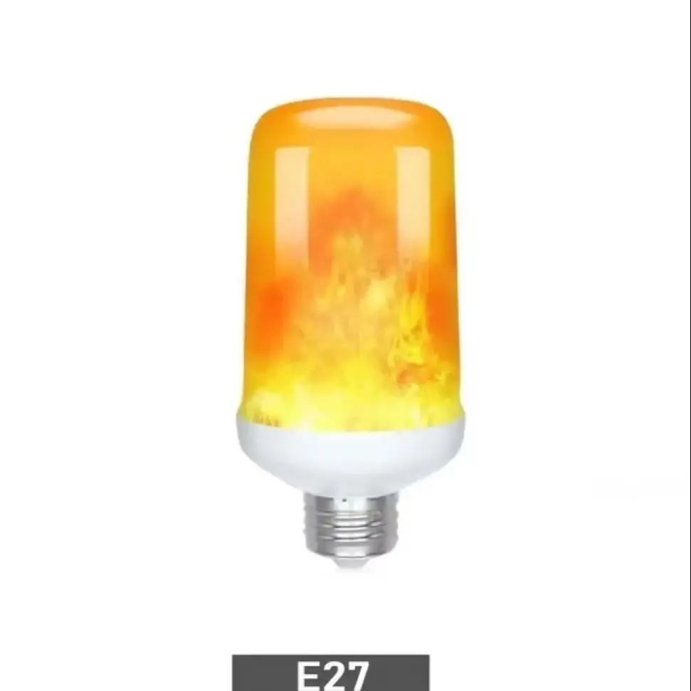 E27 LED Dynamic Flame Effect Light Bulbs Multiple Mode Creative Corn Lamp Decorative Light for Bar Hotel Restaurant Party