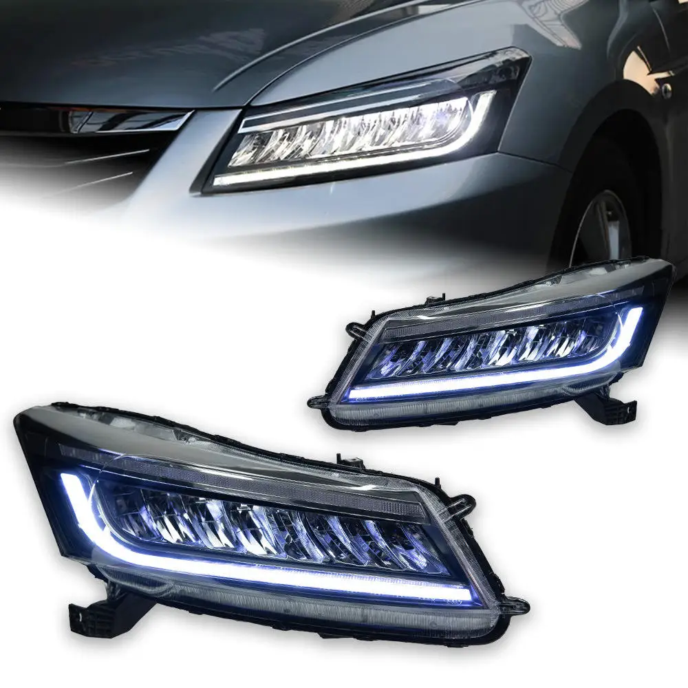 For F86 LED Headlight Assembly Upgrade Front Lamp Auto Parts for Honda Accord 8th Generation 2008 2009 2010 2011 2012