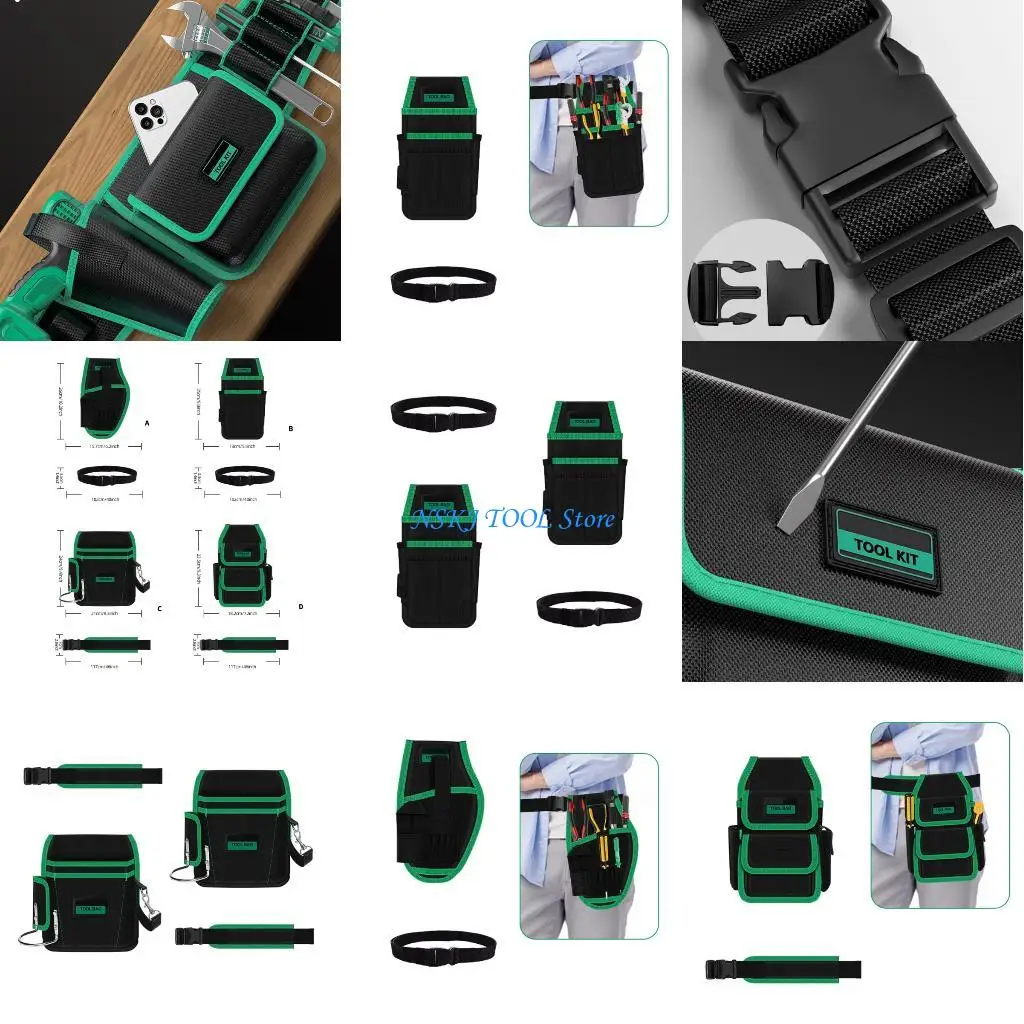 

L8RC Job Site Ready Tool Storage Organizers Carrying Belts Multi Compartment Design