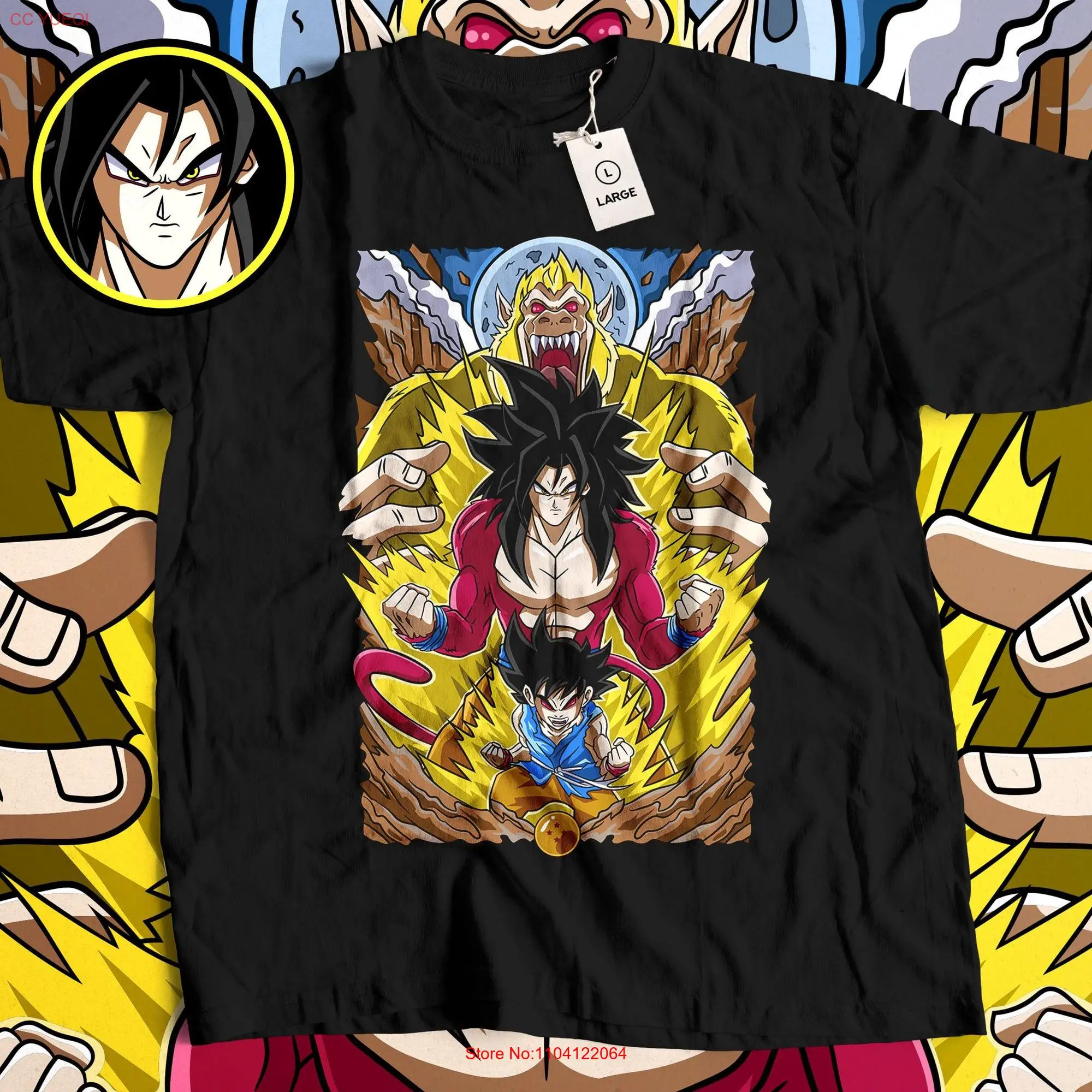 Ultimate Power Form T shirt Japanese Manga Style 90s Anime Design Primal Fighter Apparel Legendary Transformation Wear Iconic